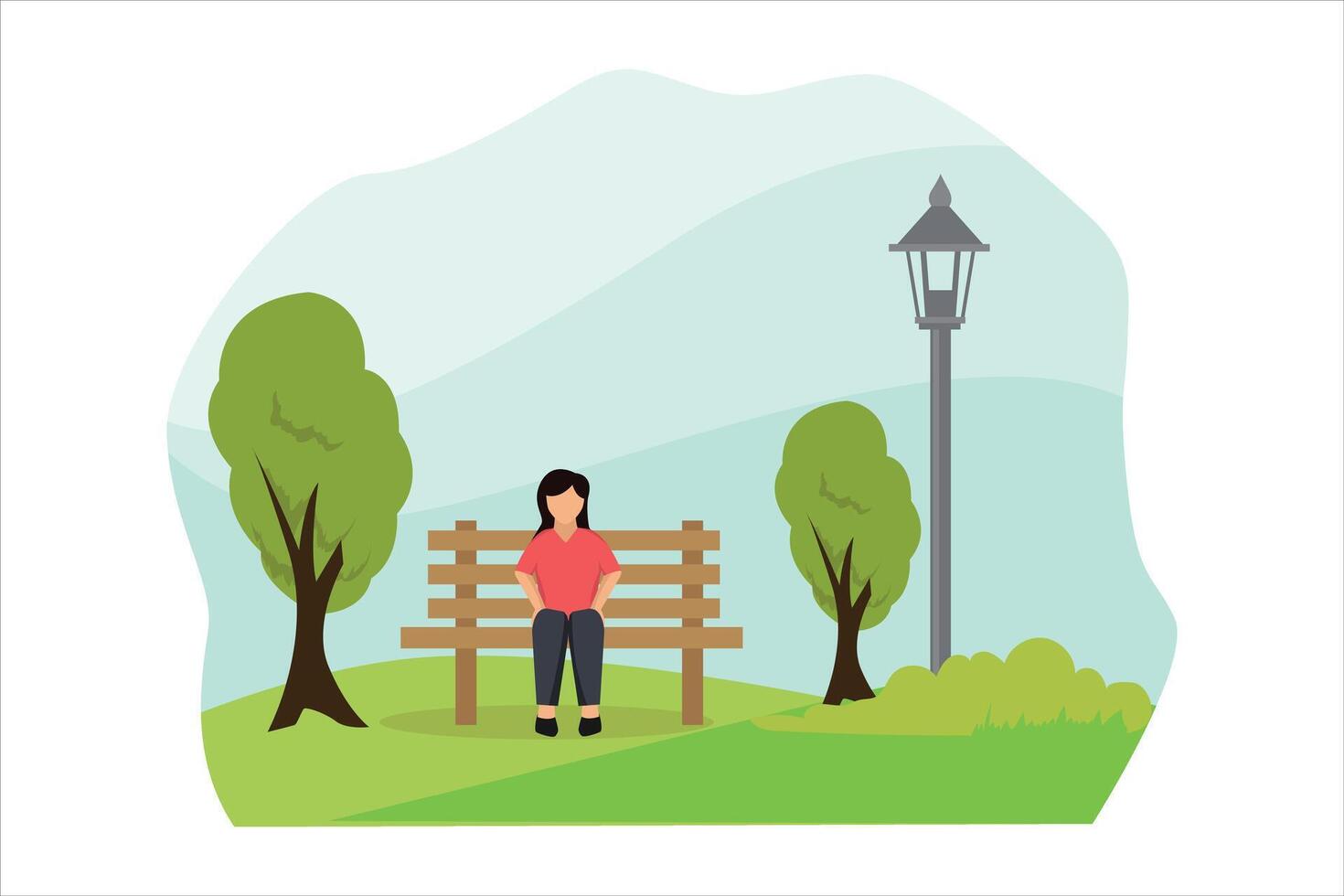 Weekend Activity Flat Illustration Design vector