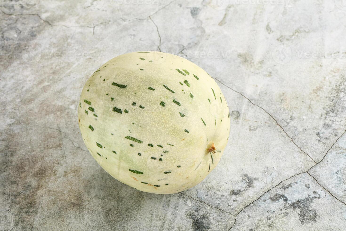Ripe sweet juicy Dalmatin melon photo