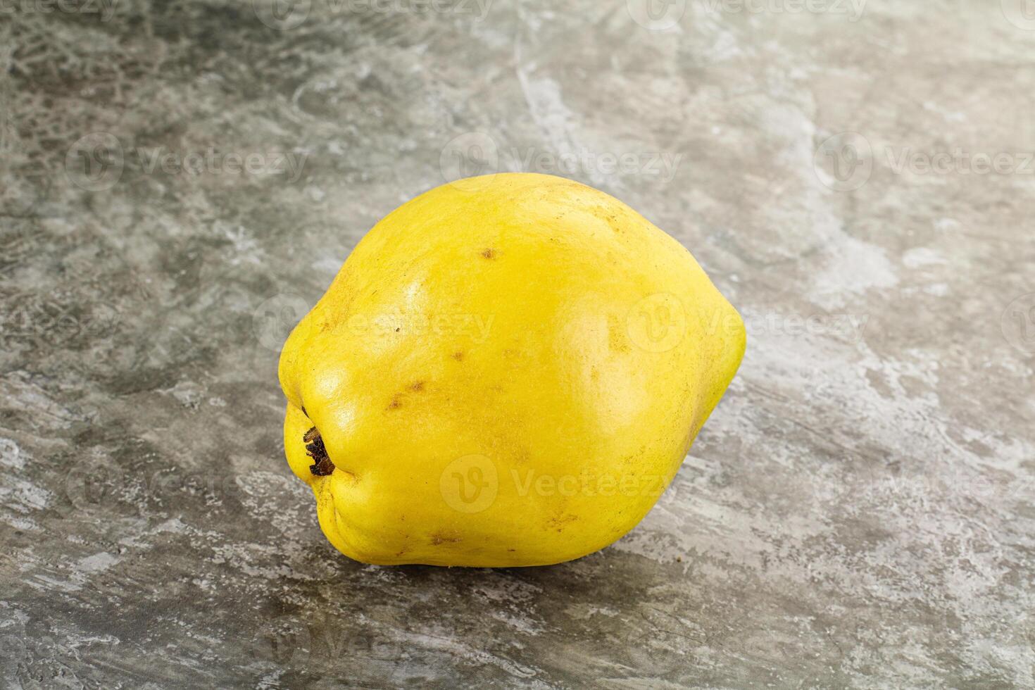 Ripe sweet organic quince fruit photo