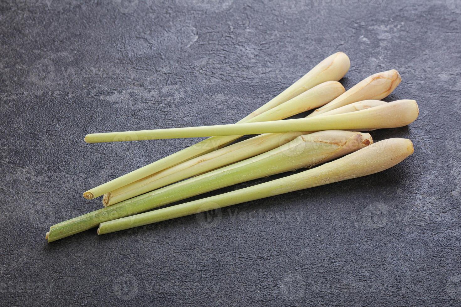 Raw lemongrass stem aroma for cooking photo