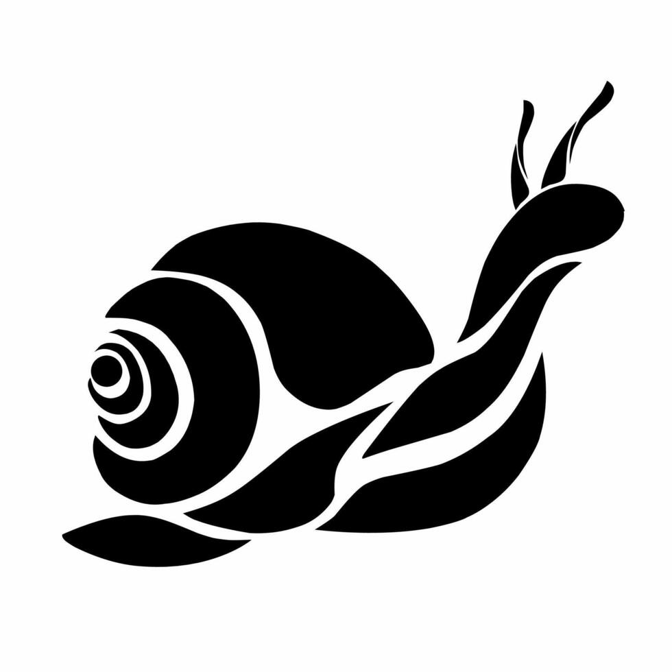 tribal art tattoo designs snail abstract vector