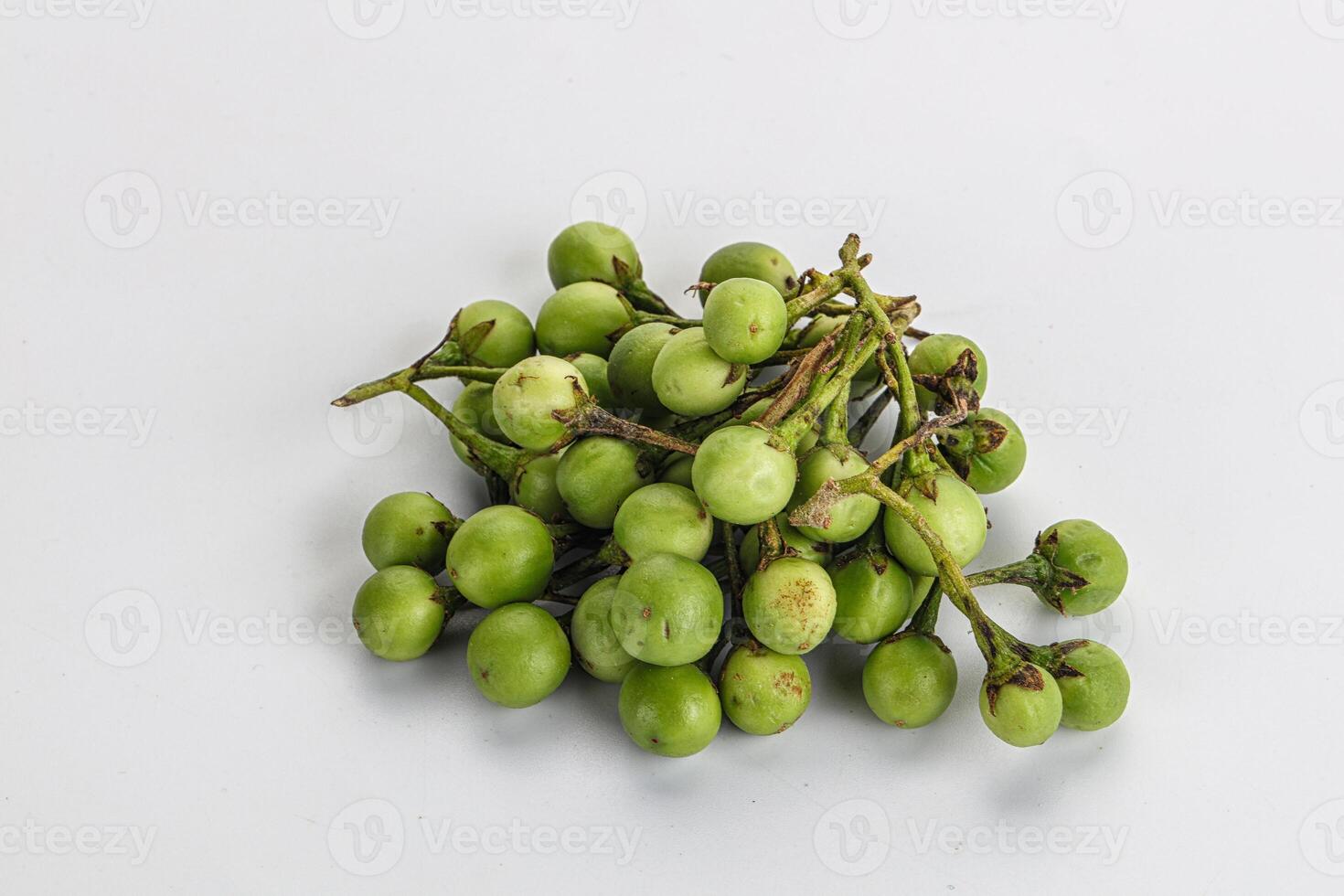 Raw ripe wild pea eggplant photo