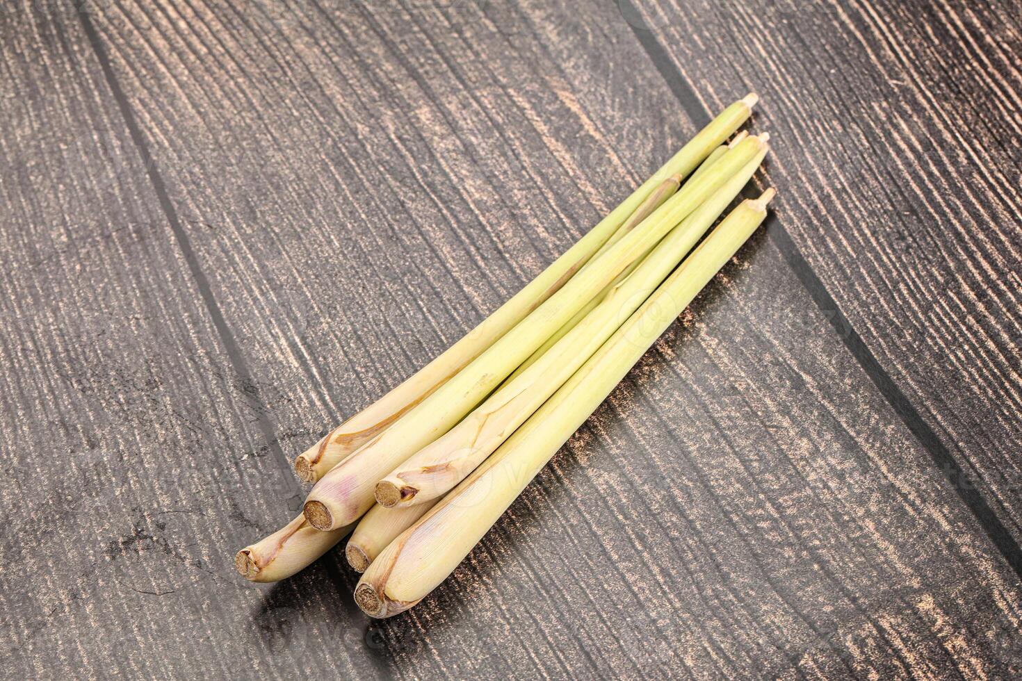 Green lemongrass stem aroma seasoning photo