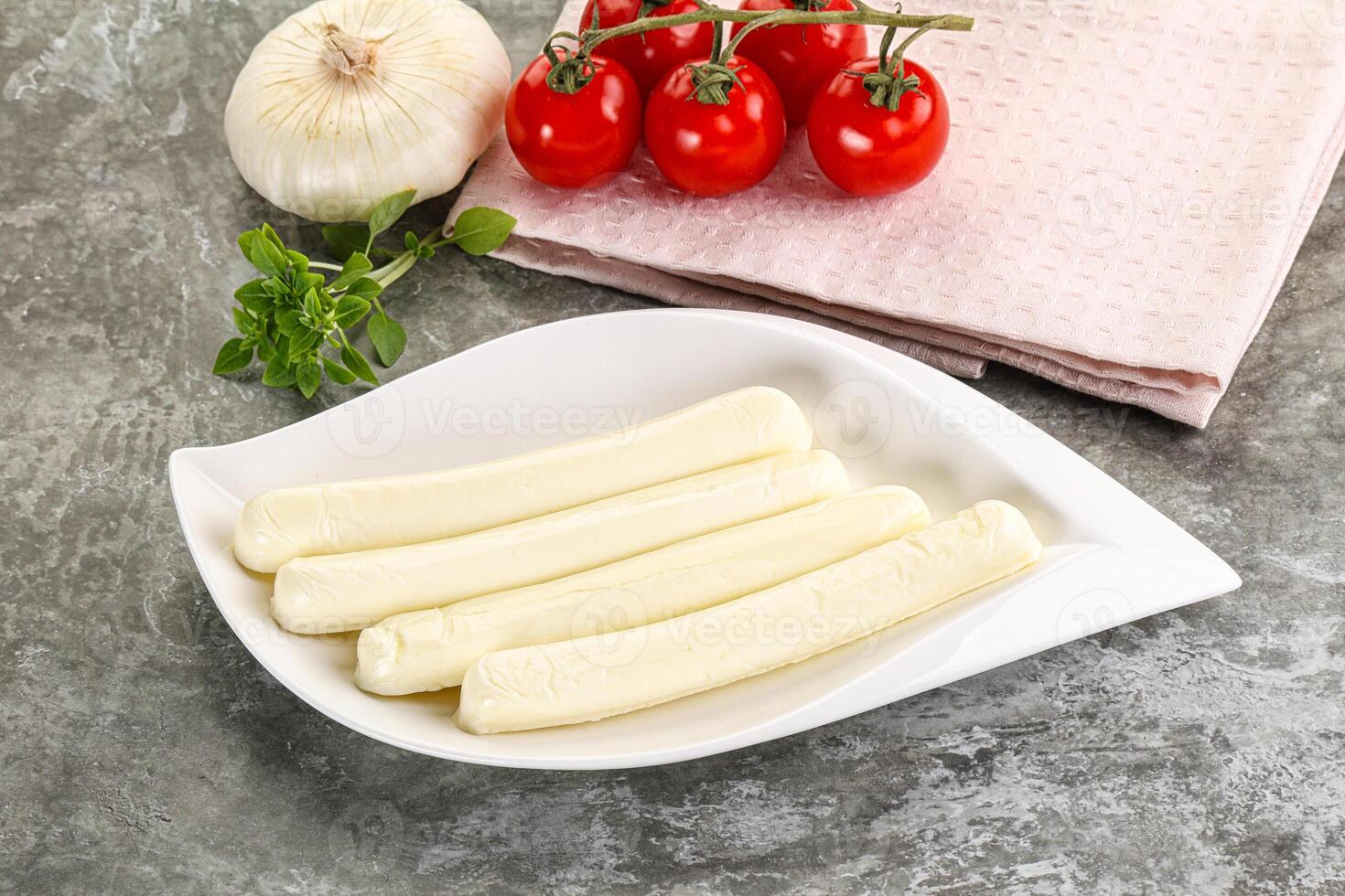 Mozzarella cheese stick heap snack photo