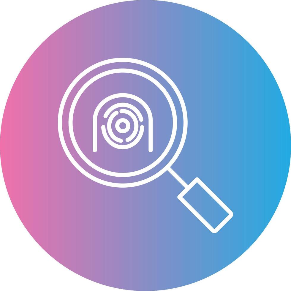 Social Media Engineering Line Gradient Circle Icon vector