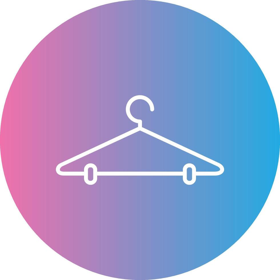 Retail Line Gradient Circle Icon vector