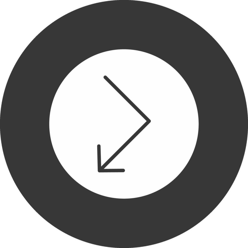 Bounce Glyph Inverted Icon vector