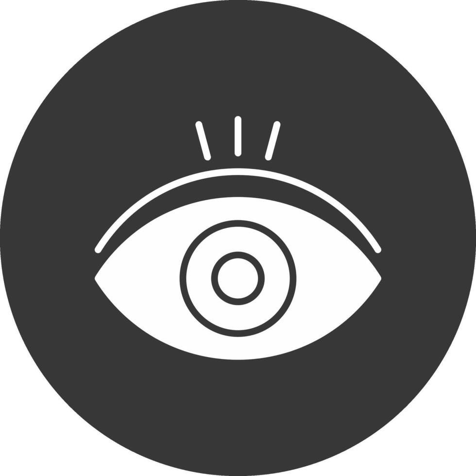 View Glyph Inverted Icon vector