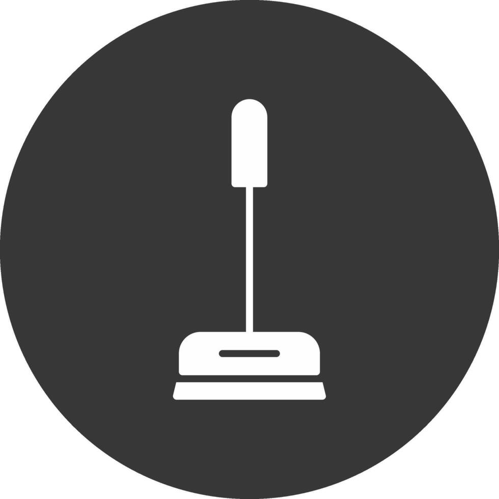 Cleaner Glyph Inverted Icon vector