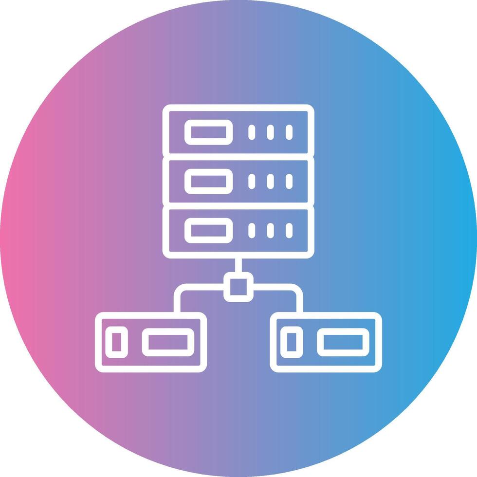 Data Network Line Gradient Circle Icon 43430072 Vector Art at Vecteezy