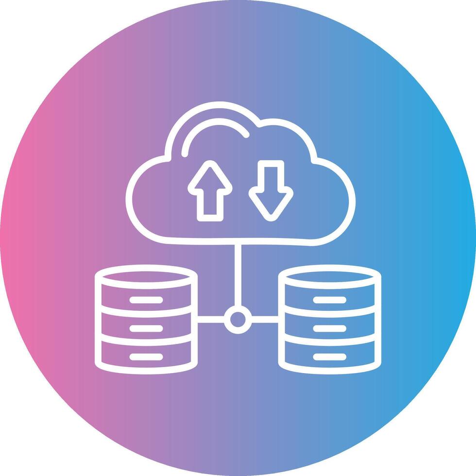 Data Network Line Gradient Circle Icon 43430199 Vector Art at Vecteezy