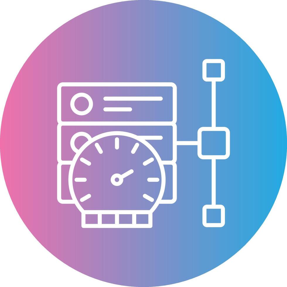Performance Line Gradient Circle Icon 43430209 Vector Art at Vecteezy