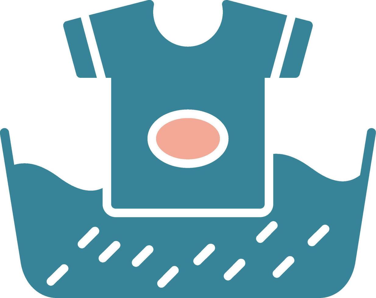 Wash Glyph Two Color Icon vector