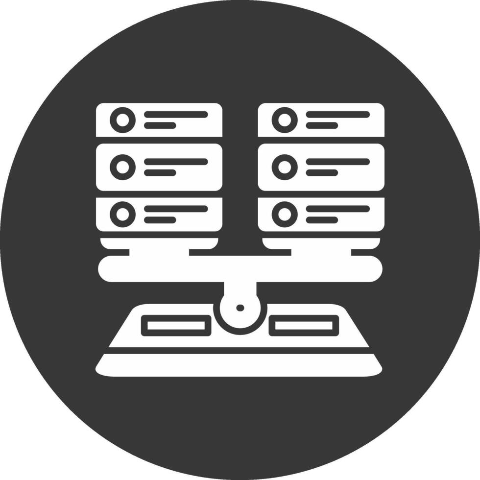 Benchmarking Glyph Inverted Icon vector