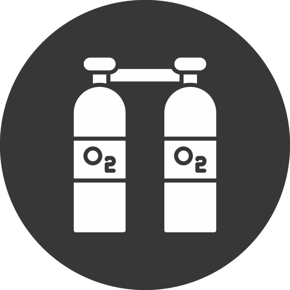 Oxygen Glyph Inverted Icon vector