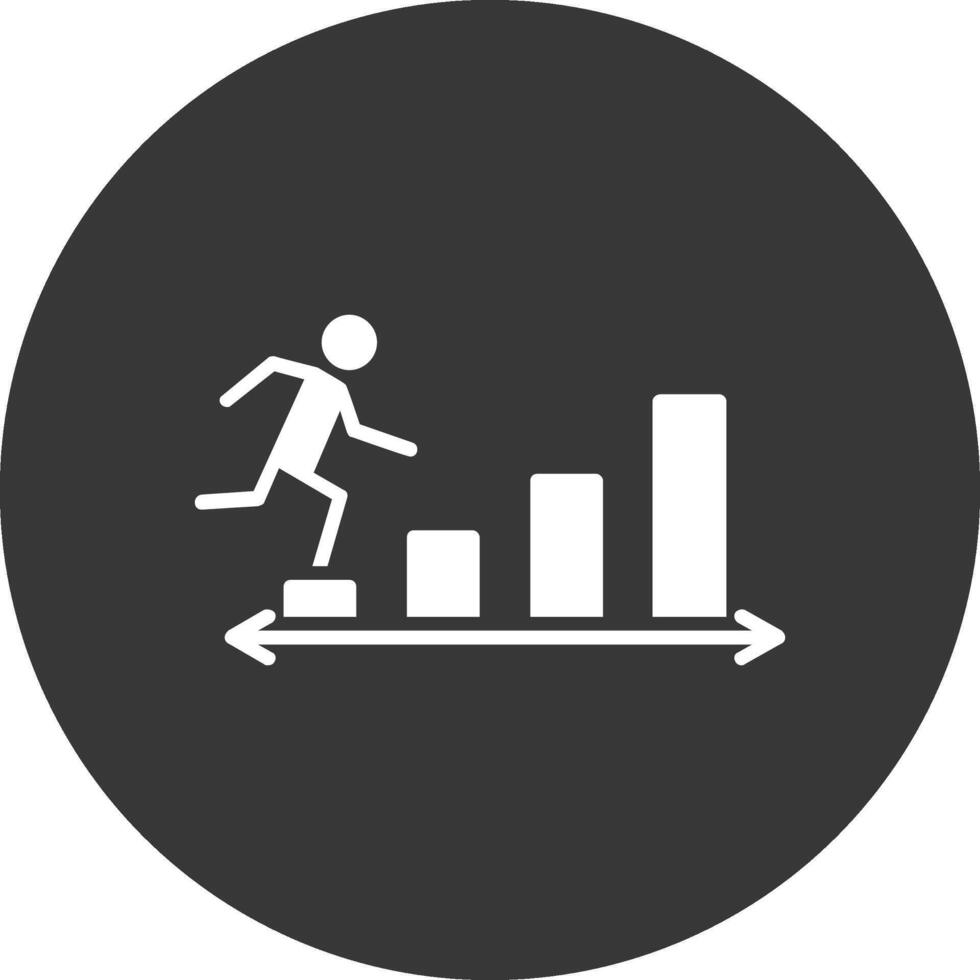 Commerce Career Glyph Inverted Icon vector