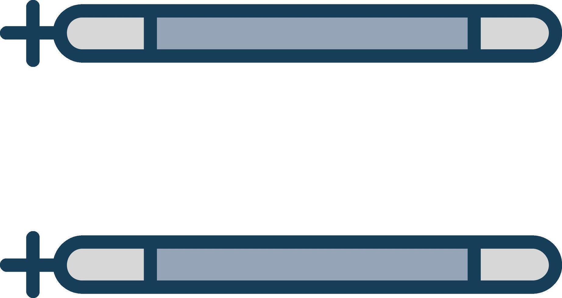 Sticks Line Filled Grey Icon vector