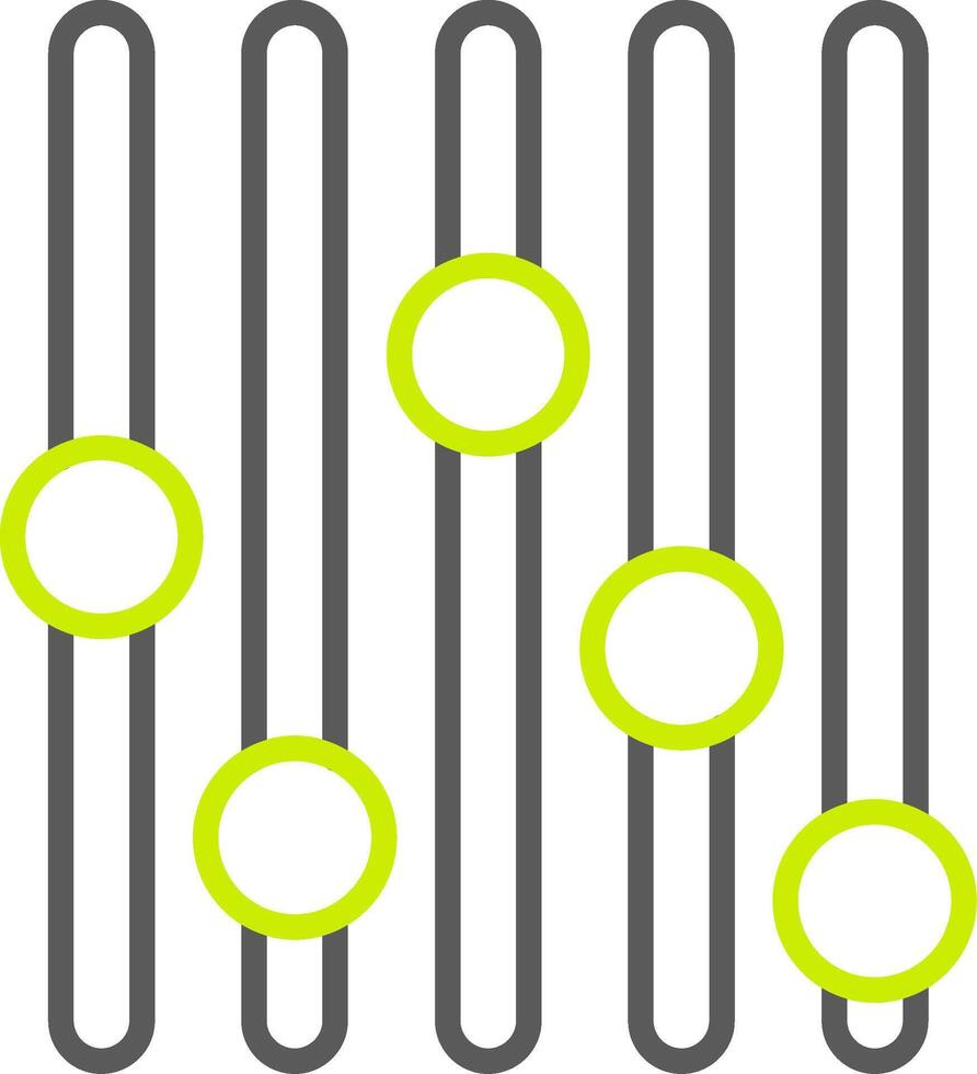 Volume Line Two Color Icon vector