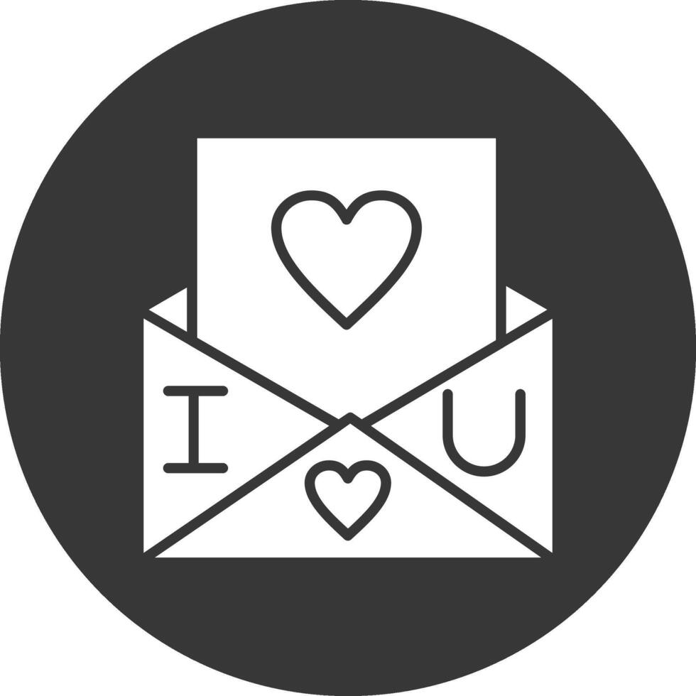 Card Glyph Inverted Icon vector