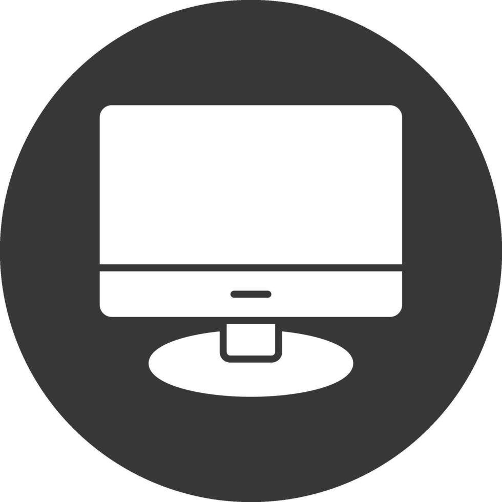 Lcd Glyph Inverted Icon vector