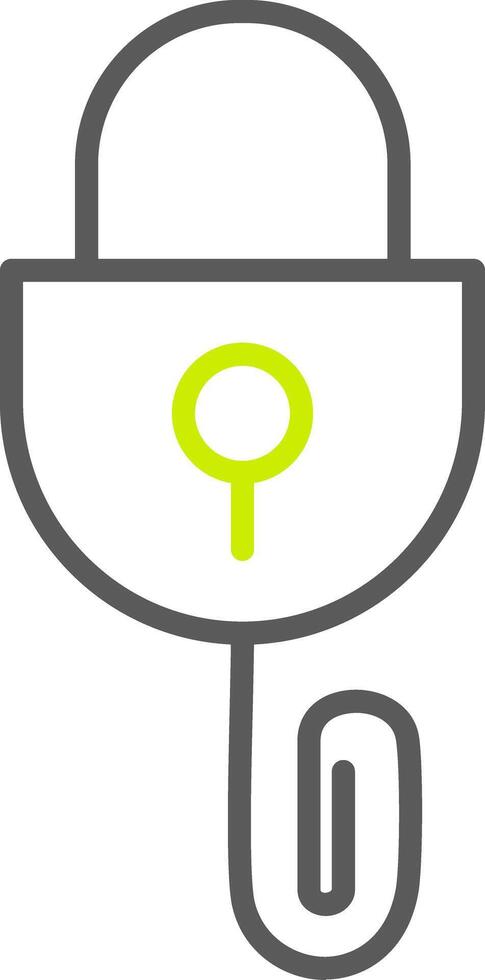 Picklock Line Two Color Icon vector