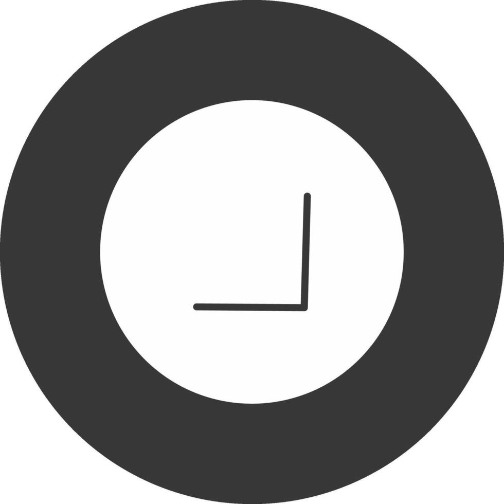 Chevron Glyph Inverted Icon vector