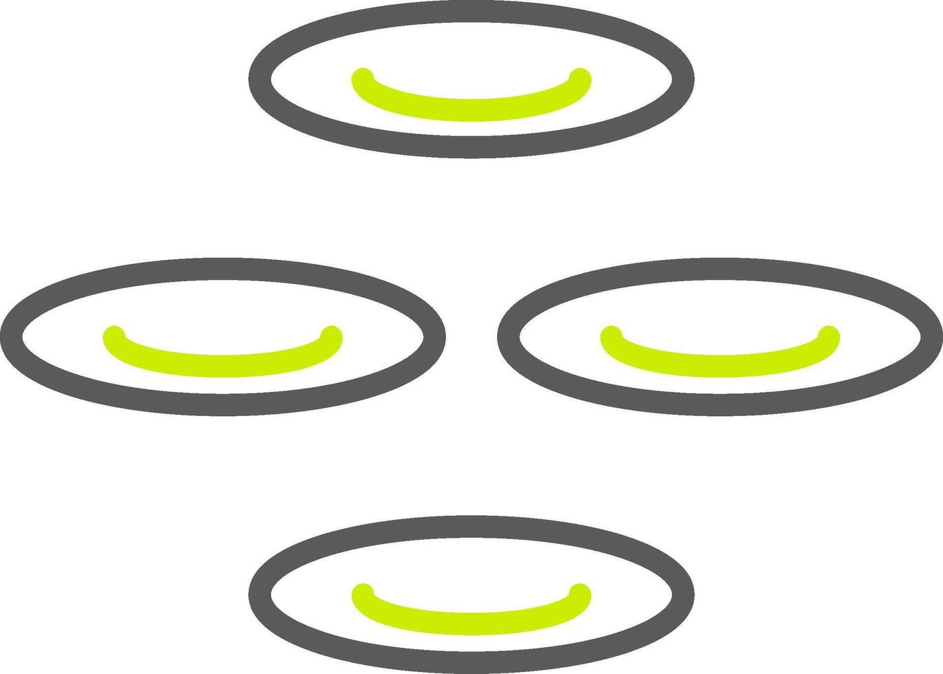 Cell Line Two Color Icon vector