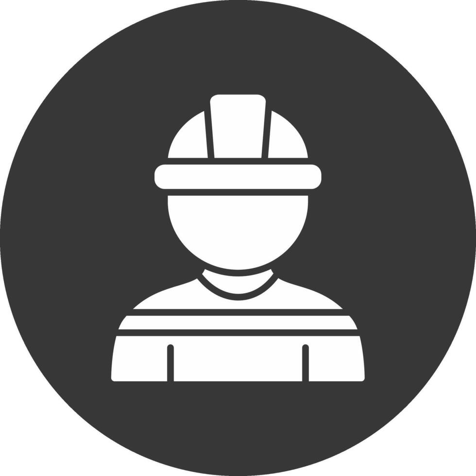 Engineering Glyph Inverted Icon vector