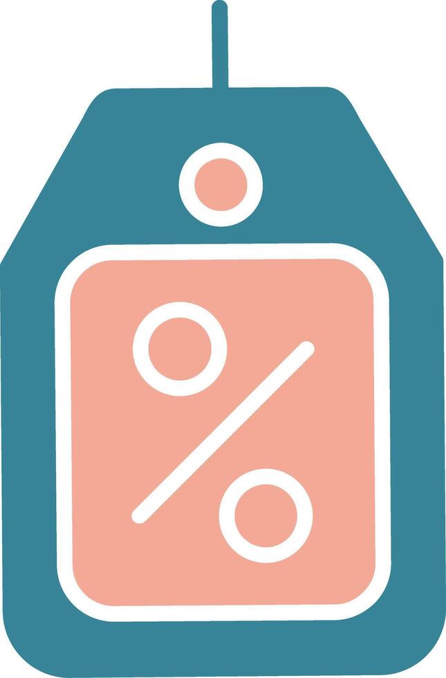 Coupons Glyph Two Color Icon vector
