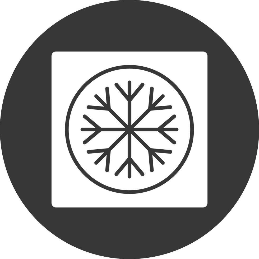 Ac Glyph Inverted Icon vector