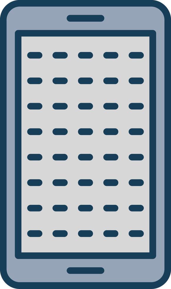 E Learning Line Filled Grey Icon vector