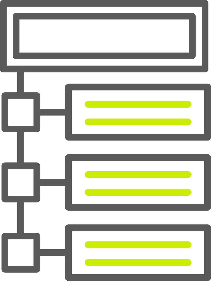 Program Line Two Color Icon vector