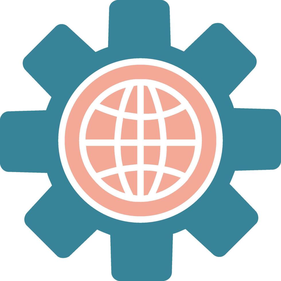Geology Glyph Two Color Icon vector