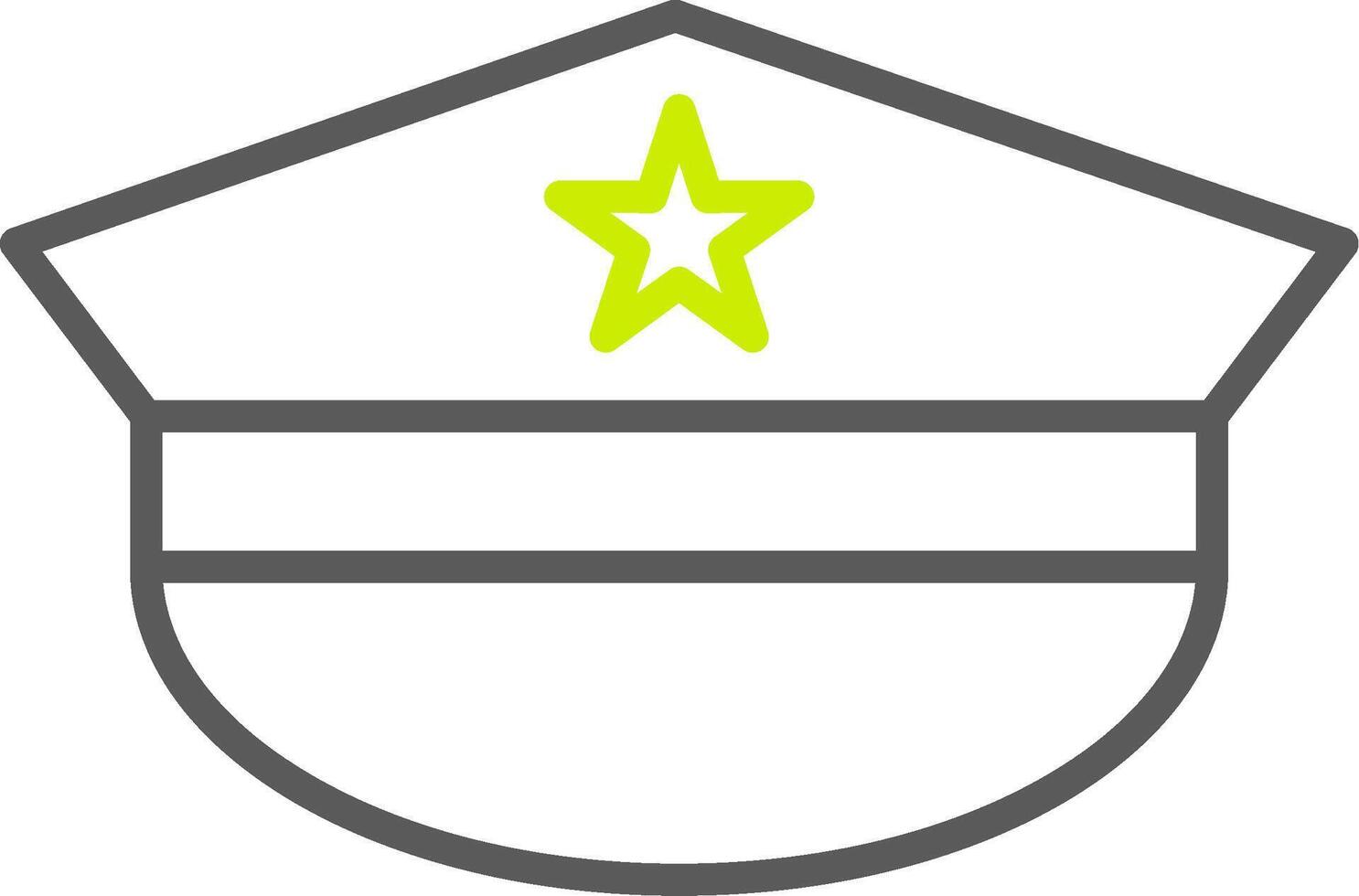 Hat Line Two Color Icon vector