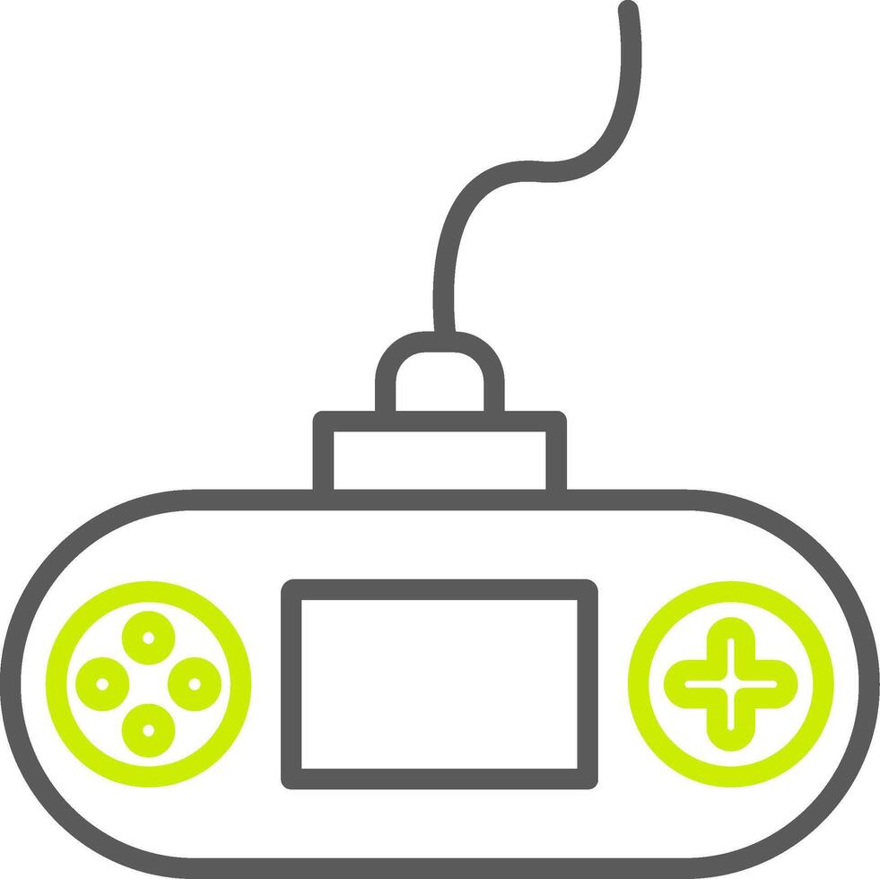 Console Line Two Color Icon vector