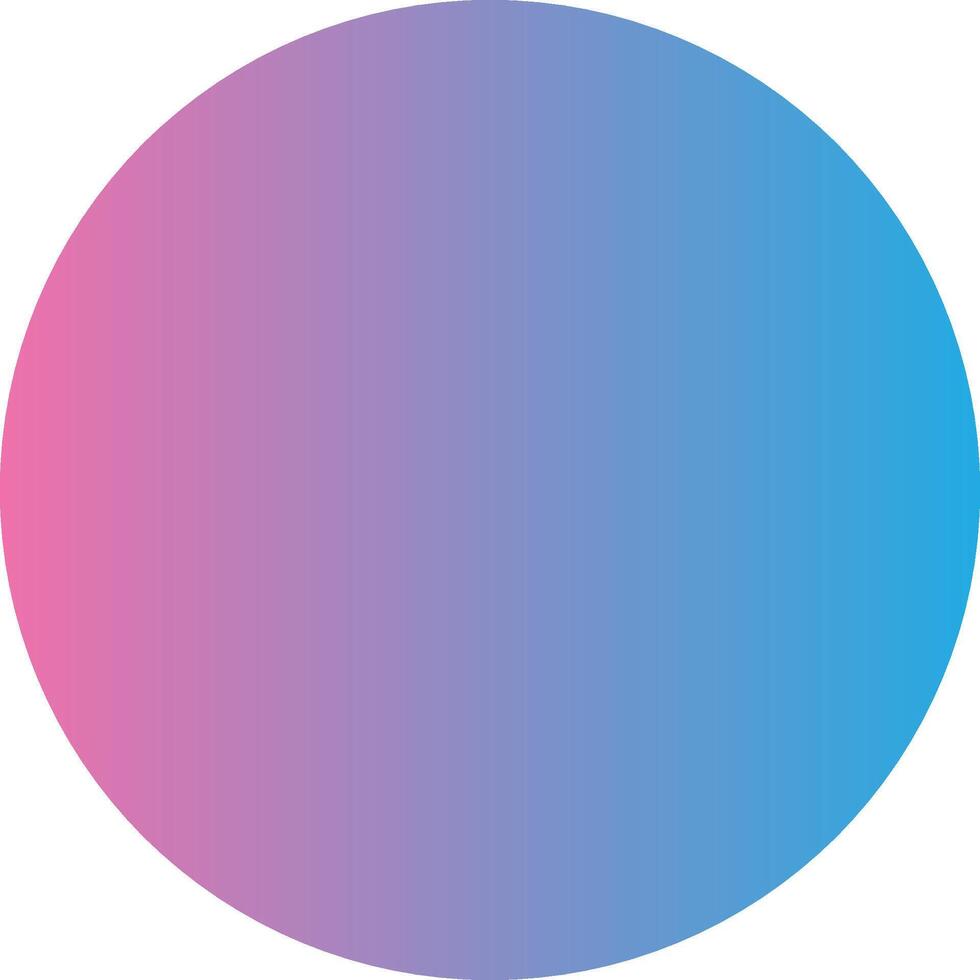 Gauge Line Gradient Circle Icon vector