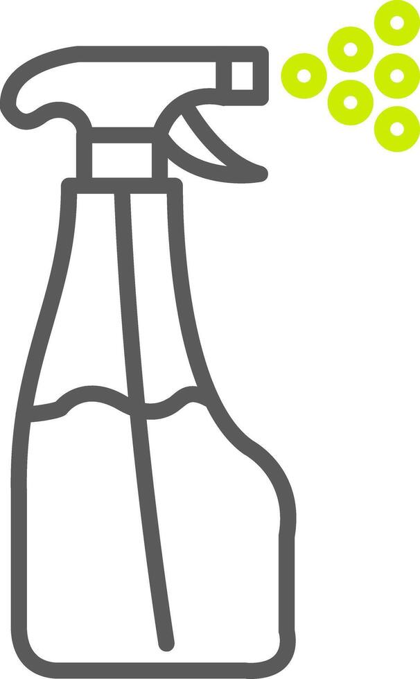 Sprayer Line Two Color Icon vector