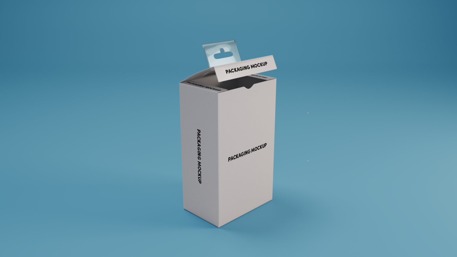 White box packaging mock up. psd