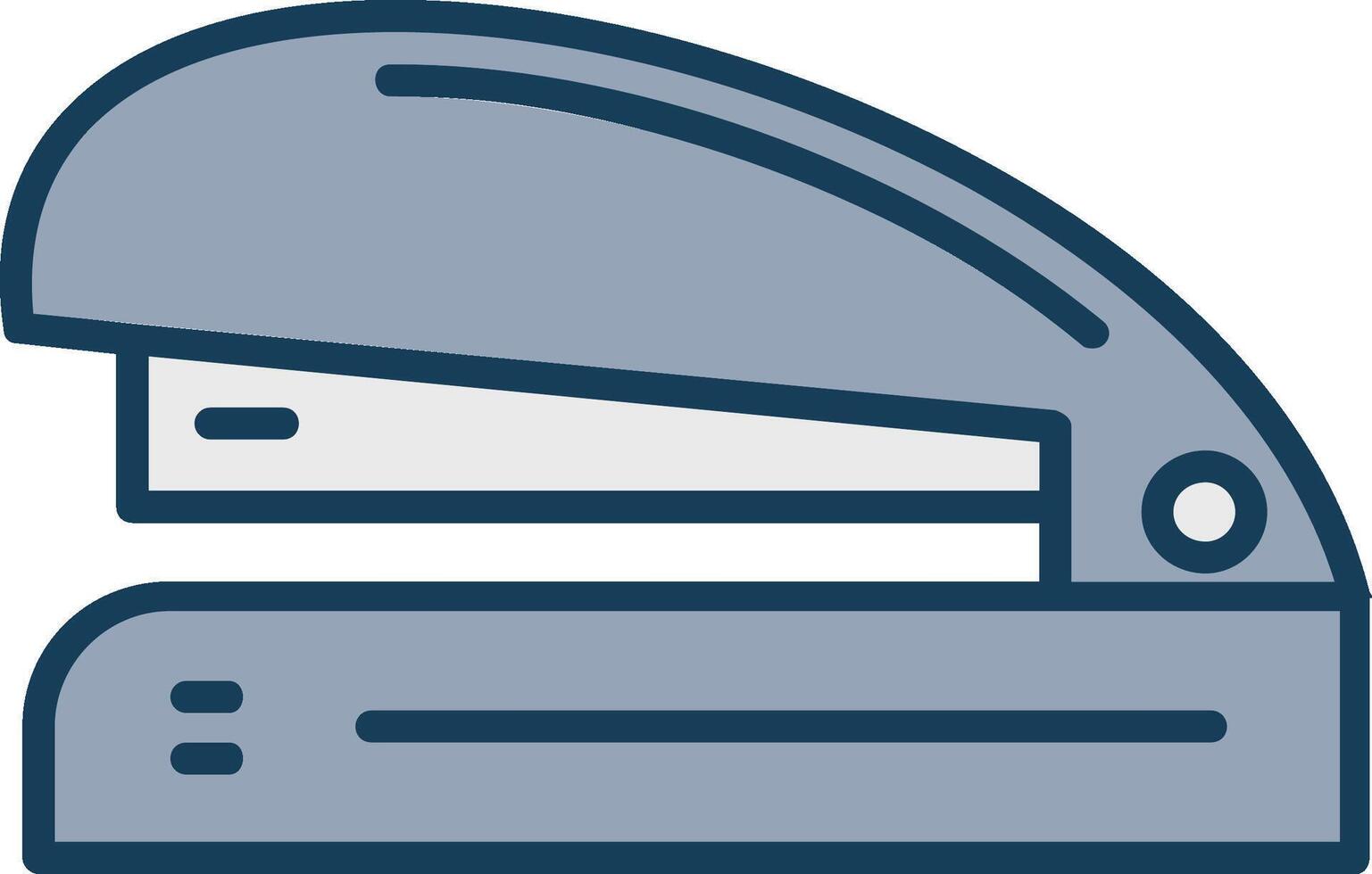 Stapler Line Filled Grey Icon vector
