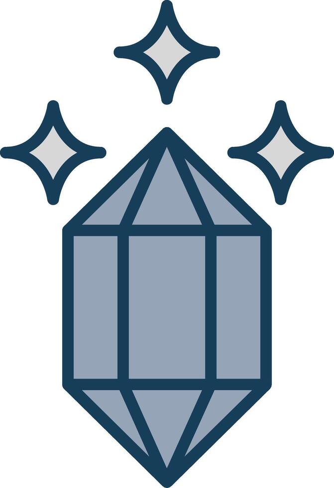 Quartz Line Filled Grey Icon vector
