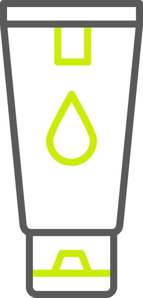 Hand Cream Line Two Color Icon vector