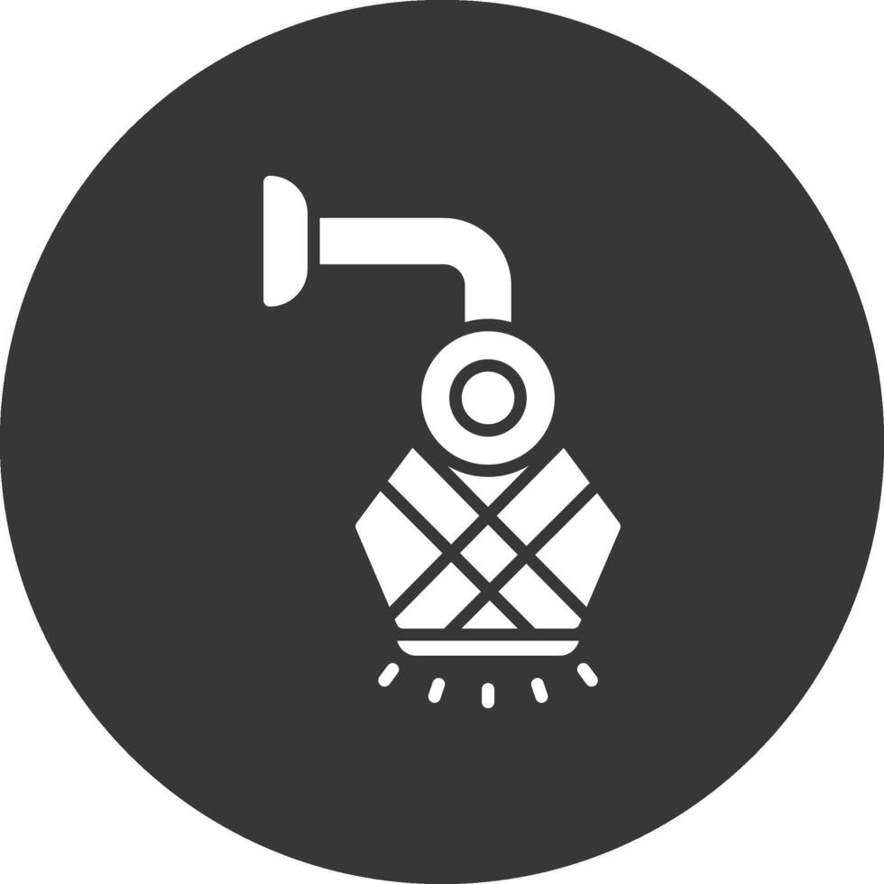 Lamp Glyph Inverted Icon vector