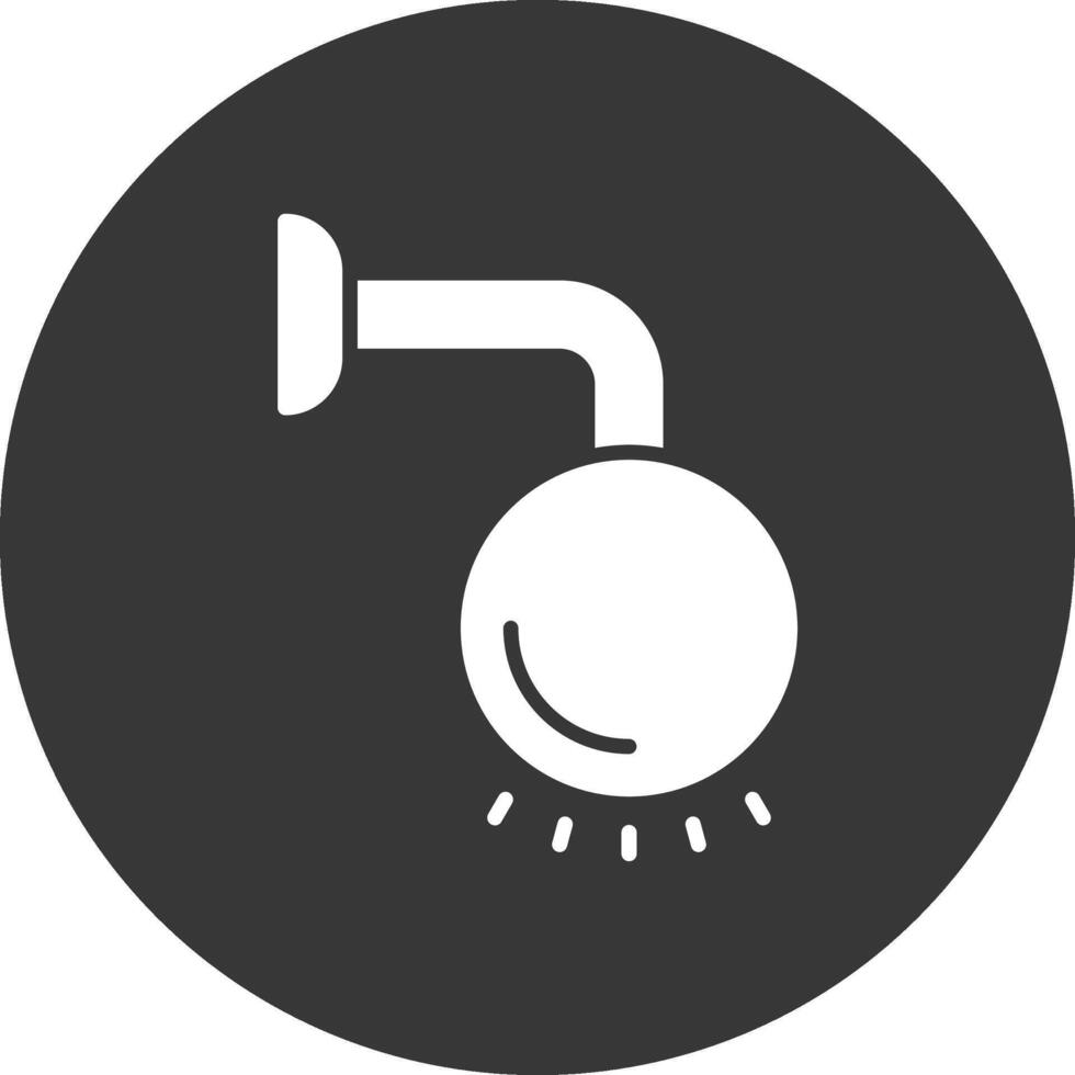 Lamp Glyph Inverted Icon vector