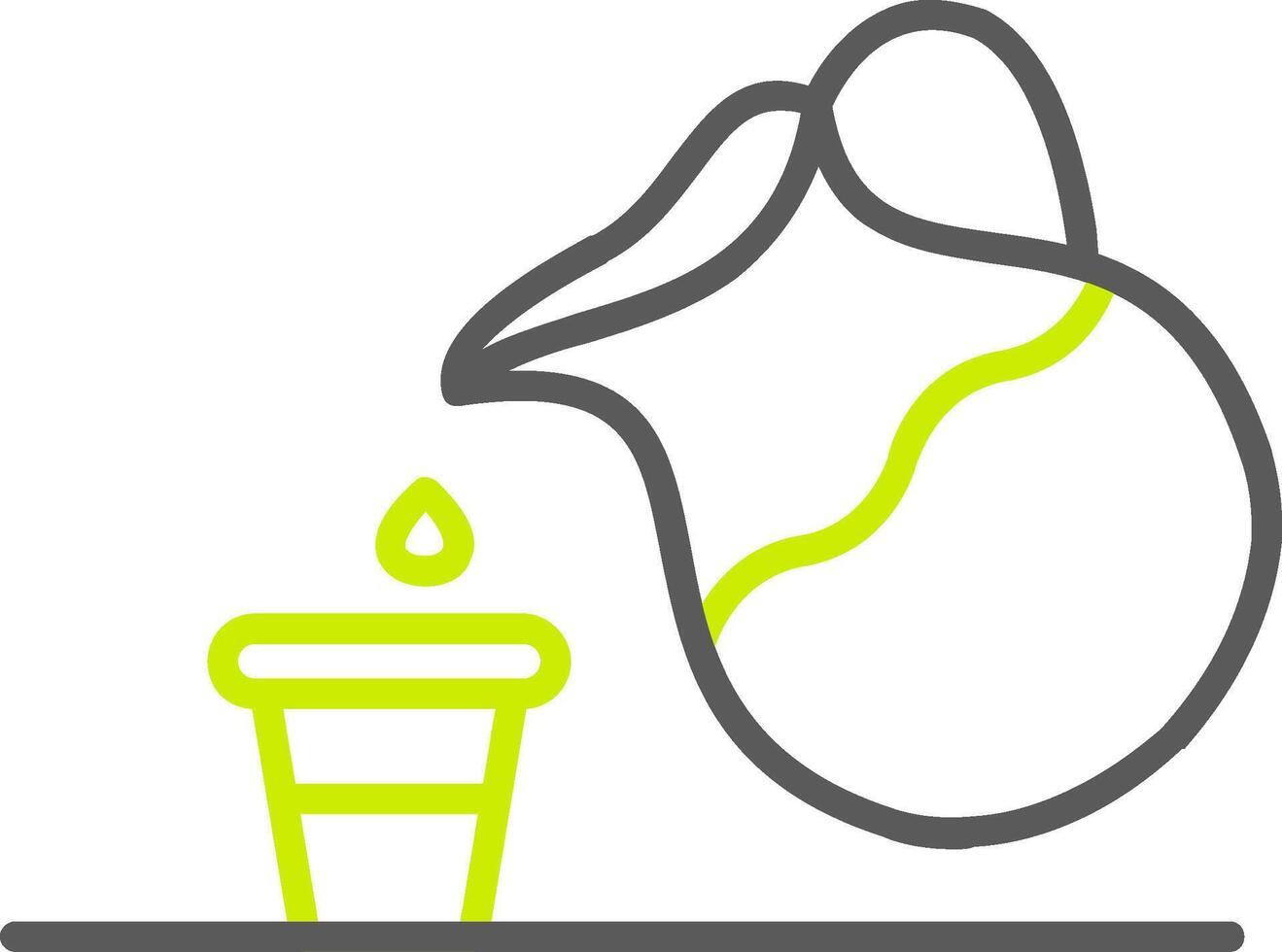 Water Jug Line Two Color Icon vector