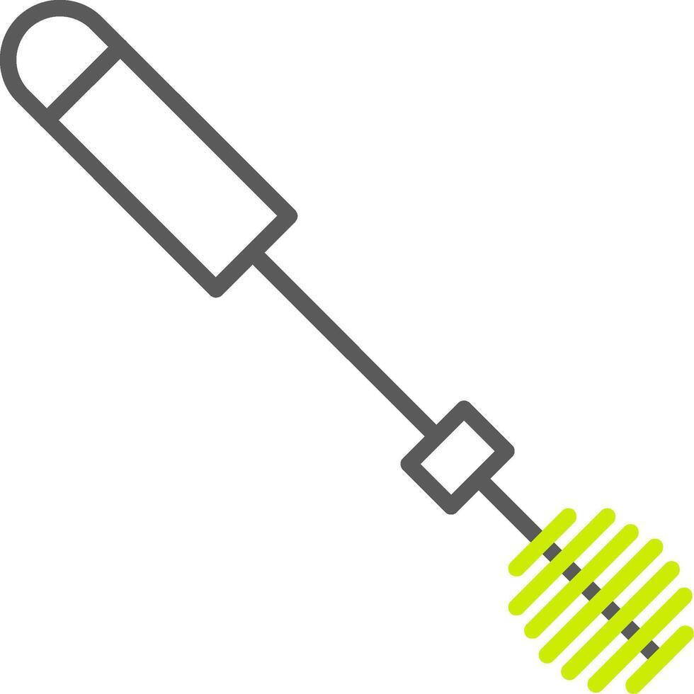 Toilet Brush Line Two Color Icon vector