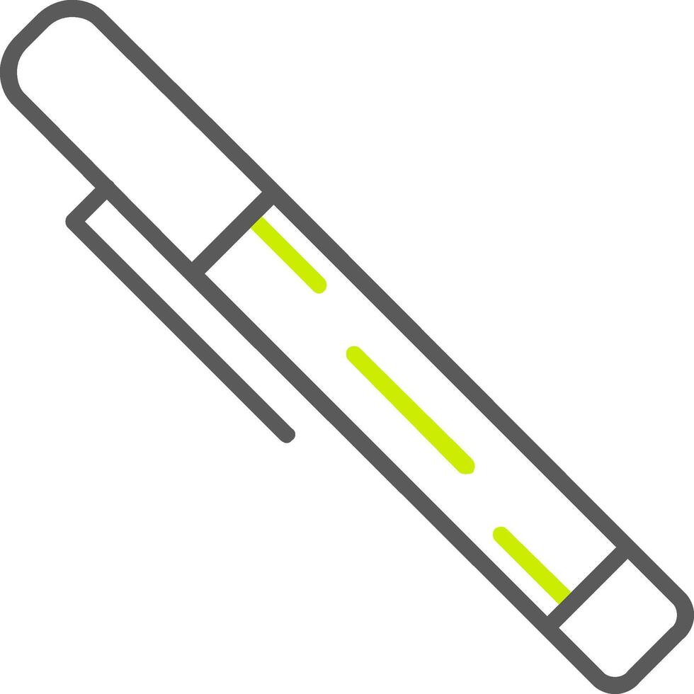 Pen Line Two Color Icon vector