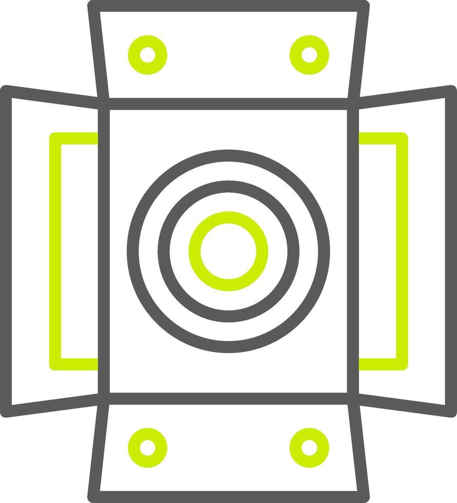 Lighting Line Two Color Icon vector