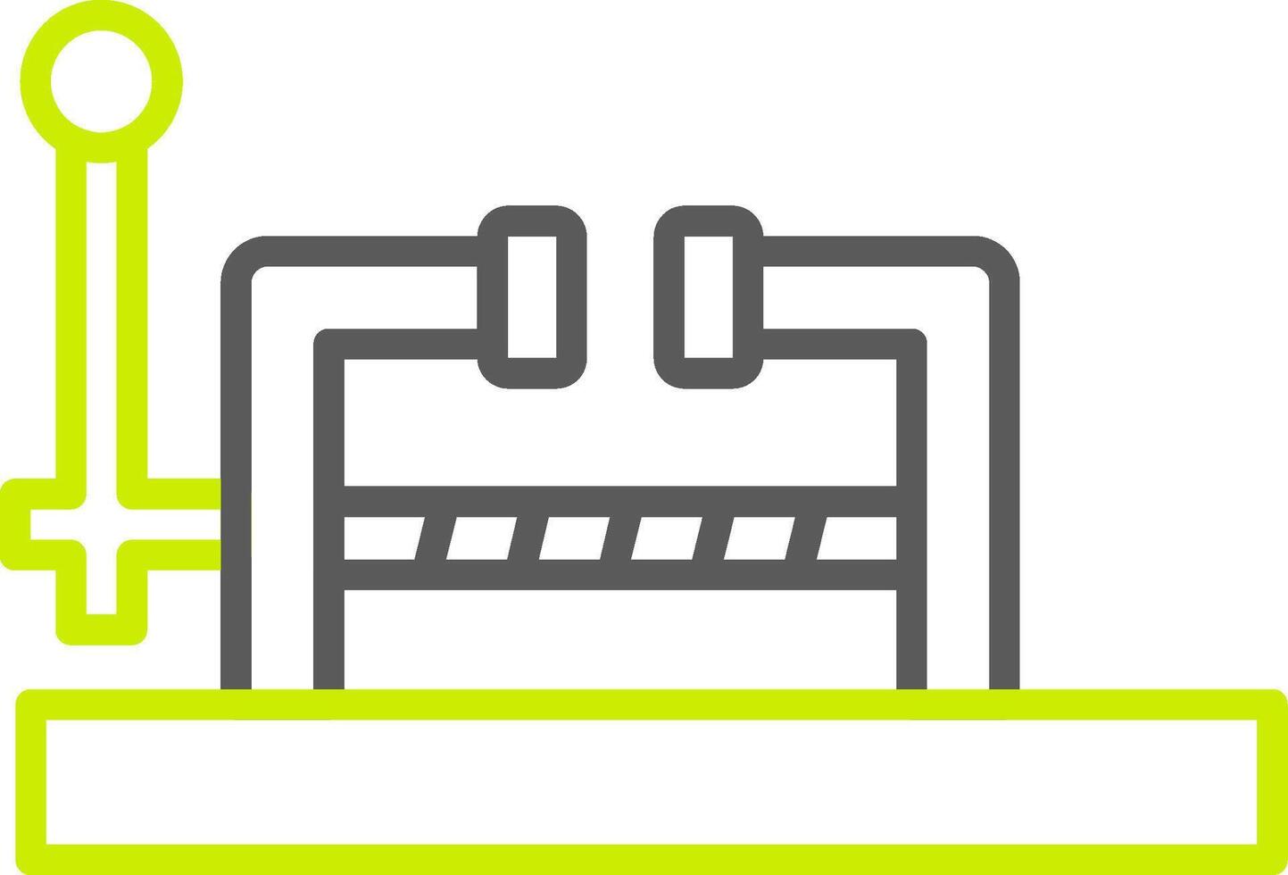 Vice Line Two Color Icon vector