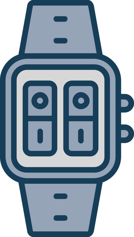 Switches Line Filled Grey Icon vector