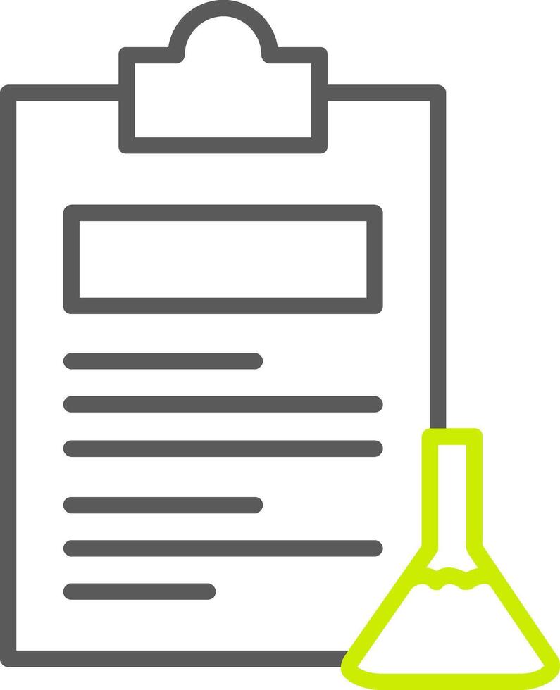 Experiments Line Two Color Icon vector